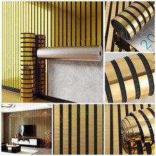 3M Thick Self-Adhesive 3D Grid Wallpaper Mirror Stripes Wall Panel Wall Sticker