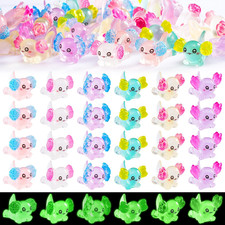 Mini Axolotl Figurines, 30 Pack Miniature Axolotl Figurine Luminous Resin Animal