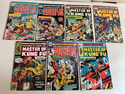 MASTER OF KUNG FU Shang-Chi Bronze Age Lot 7 #28 30 MJ 33 36 42 43 57 Mid Grade