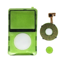 iPod Classic Clear Green Center Click Wheel Button Faceplate Face Plate 6th 7th