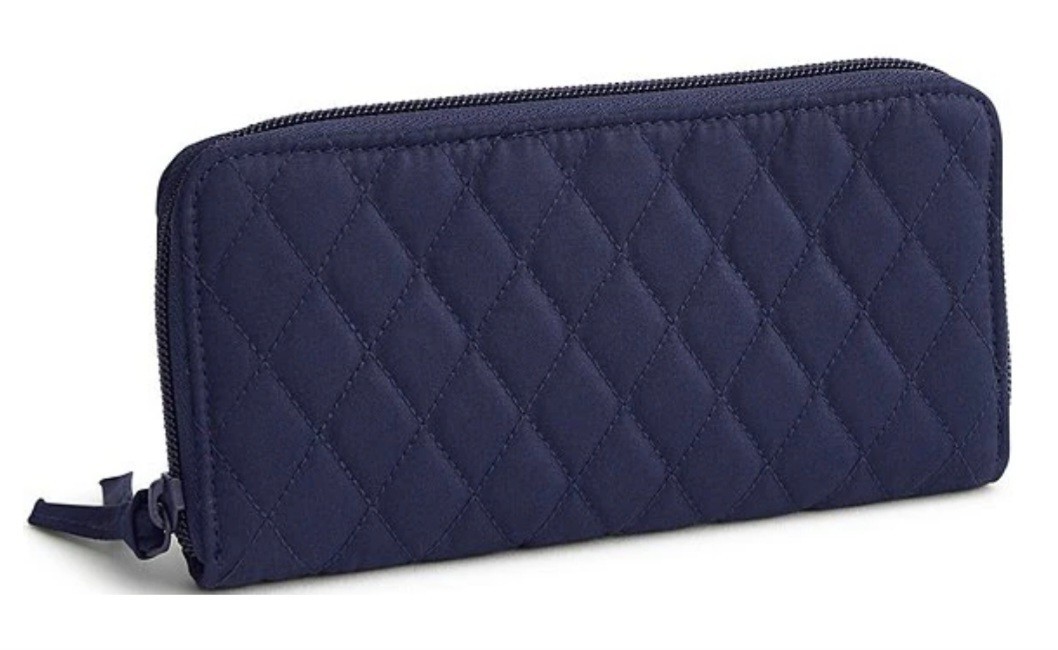 Vera Bradley Women's Large Tab Wallet in peacoat - brand new w tags