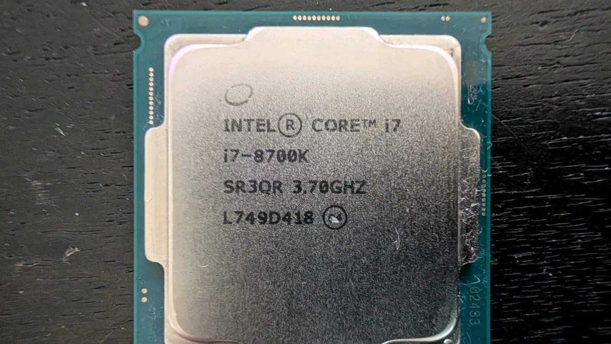Intel Intel Core i7-8700K Processor Model Computer Processors LGA