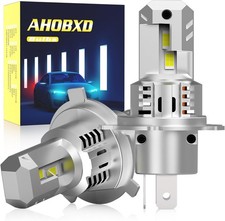 Upgraded H4 Bulbs Super Bright 60000LM Brightness 900 White H4/9003 Car Light B