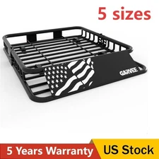46" 51" 64" 84" Universal SUV Roof Rack Cargo Car Luggage Carrier Basket Holder