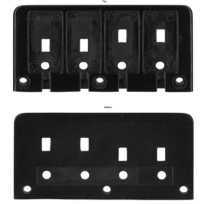NEW NOS OEM YAMAHA AAX60050 GUITAR BRIDGE PLATE ZINC 93.5X46 RBX374
