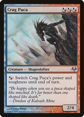 MTG Magic the Gathering Crag Puca (101/187) Eventide MP