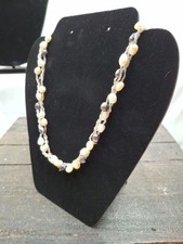 Vintage Triple Strand Freshwater Pearl Necklace
