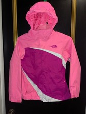 The North Face Hyvent Light Rain Windbreaker/Jacket  Girls Sz Small 7-8 Pink