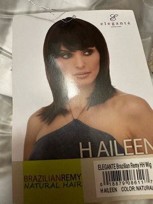 Perücke Wig Haileen Eleganté Echthaar mit Pony Human Hair Brazilian Remy NEU