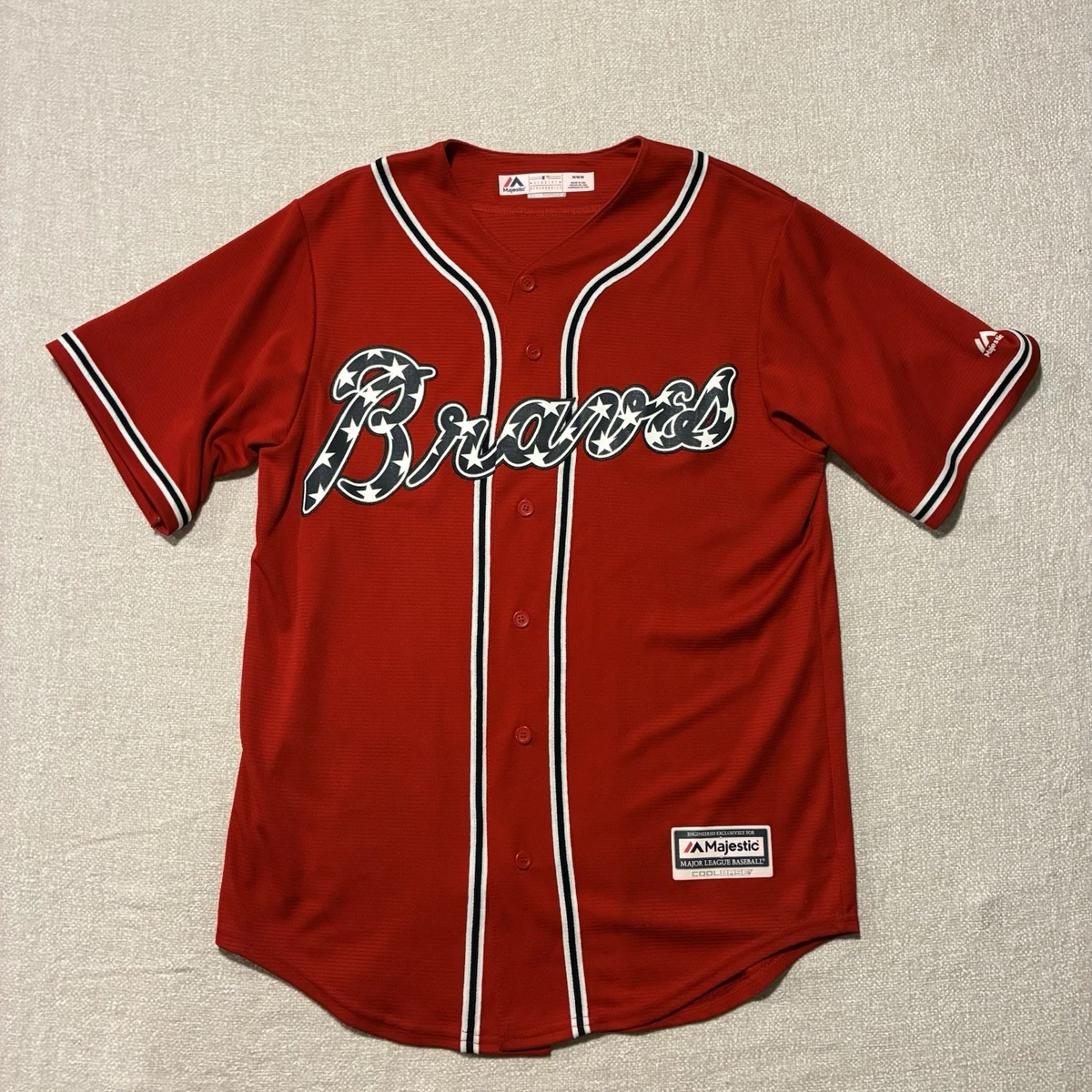 美品 MLB Majestic ブレーブス ドナルドソン ユニフォーム Majestic Atlanta Braves MLB Jerseys for sale | eBay