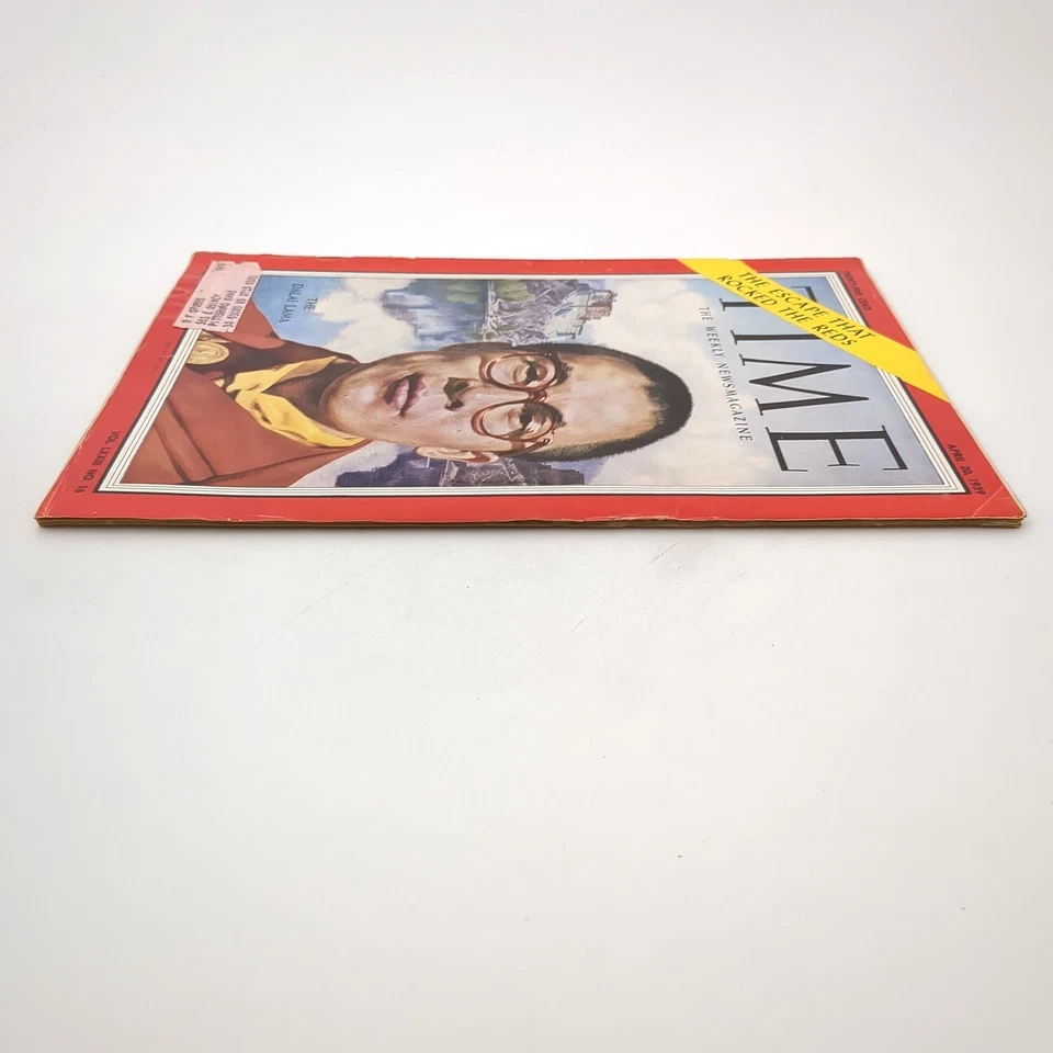 TIME The Dalai Lama April 20 Magazine 1959 - Image 4 of 4