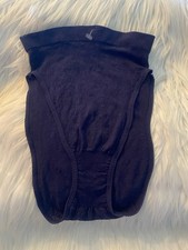 Vintage Blue 80s Nylon Full Brief Granny Panties Size 5/7