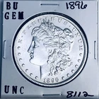 1896 BU GEM MORGAN SILVER DOLLAR UNC MS+++ U.S. MINT RARE COIN 8112