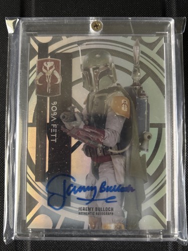 2015 Topps Tek Boba Fett, Jeremy Bulloch Autogramm