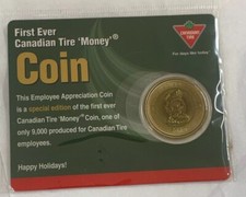 First Ever Canadian Tire Coupon Coin Employee Appreciation Coin Very Rare