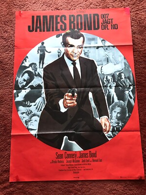 James Bond jagt Dr. No Kinoplakat Poster A1, United Artists, Sean Connery, Bond