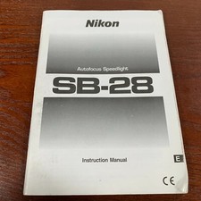 Nikon Flashlight Speedlight SB-28 Instruction Manual EN 6101035