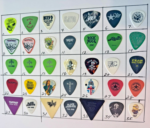 ACDC Malcom Young tour concert Guitar Pick | eBay