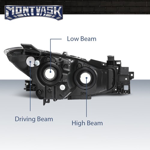 Faro proyector halógeno lado del conductor izquierdo apto para Mazda 3 2017-2018 - Imagen 10 de 13