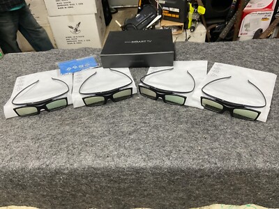 4X Genuine SSG5100GB 3D Active Shutter Glasses For Samsung SSG-5100GB TV
