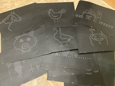 IllumiPeg Animal & Farm 26 Refill templates for Basic Fun Lite Brite 