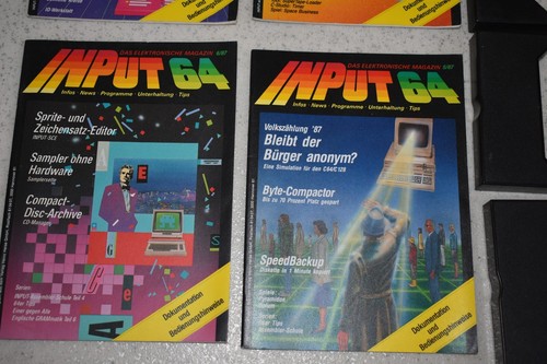 4 Stück INPUT 64 C64 Cassetten (Tape) 1987 inkl. Magazine!. (Game + Anleitung) - Bild 2 von 6