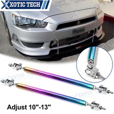 2X Neo Aluminum Sporty Bumper Lip Stabilizer Bar For Mitsubishi Lancer Evo GTR