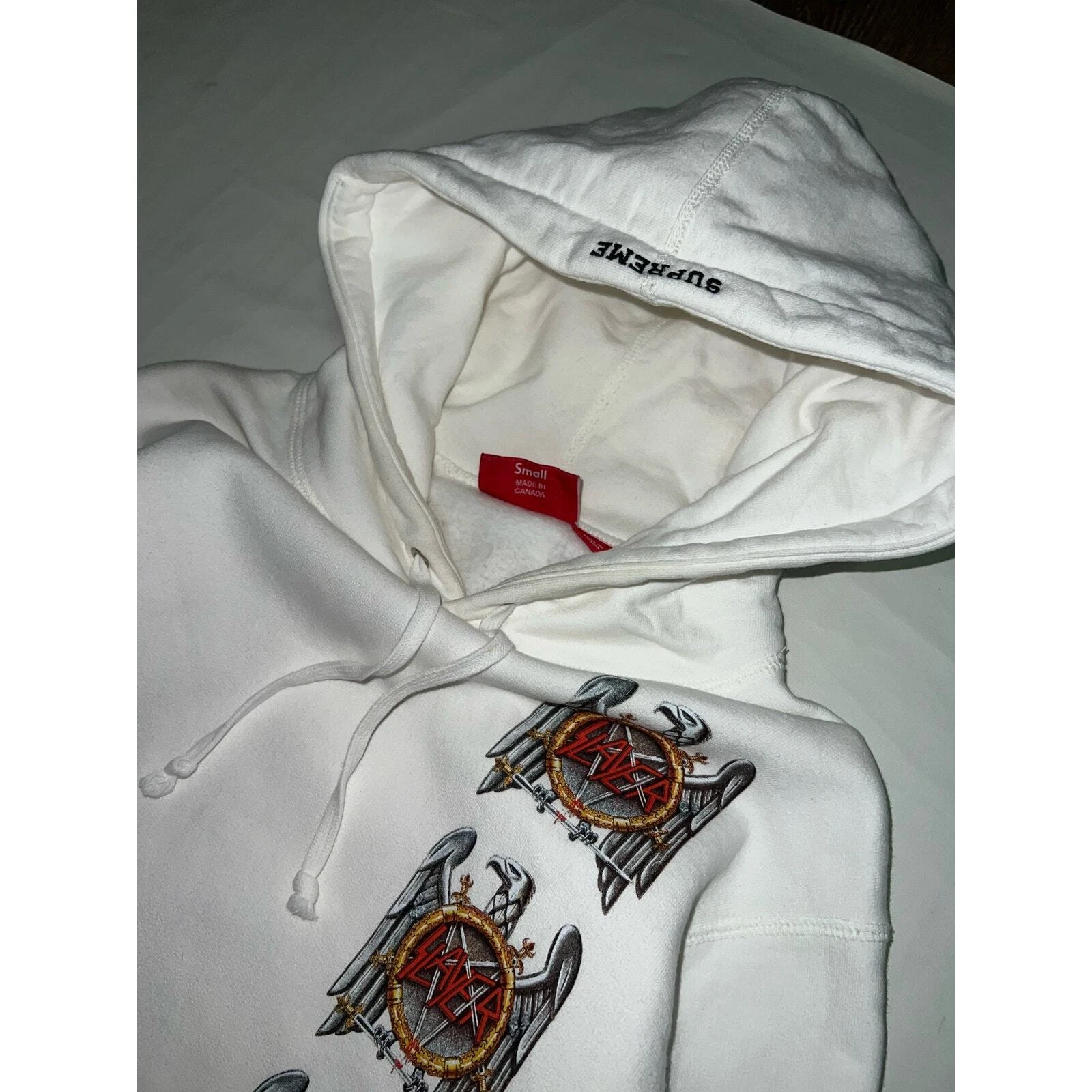 Felpa con cappuccio Supreme FW16 Slayer Eagle