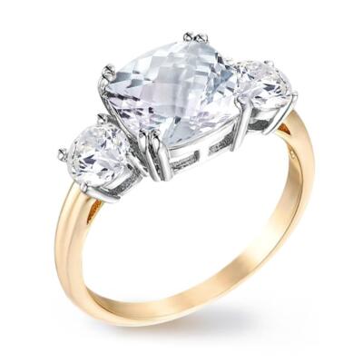 Meghan Markle Inspired Cushion Cut CZ Engagement 925 Silver