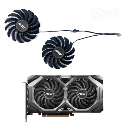 MSI Radeon RX 5600 XT 5700 XT MECH OC Ersatz GPU Lüfter-Set 2x PLD09210S12HH