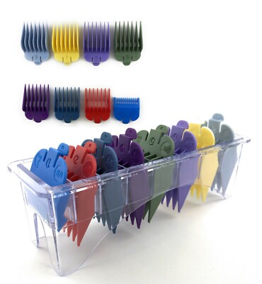 Colour Clipper Kammaufsatz für Wahl Caddy Set Größe / Anzahl 1-8, 3 mm - 25 mm