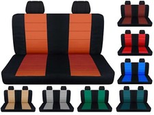 Truck Seat Covers Fits 1990 To 1998 Chevy Ck 1500 Front Bench With Headrests