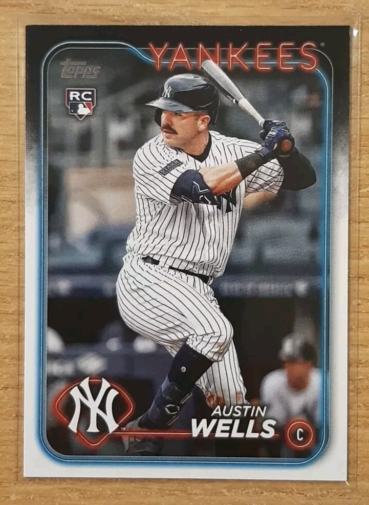 2024 TOPPS AUSTIN WELLS ROOKIE #624 NEW YORK YANKEES