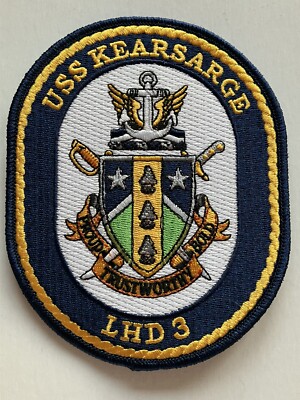 Ship's crest patch of USS KEARSARGE (LHD-3)