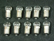 Lionel Trains Light Bulbs  1449 Screw Base 14 Volt - Clear