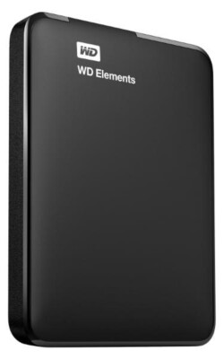 Hard Drive Western Digital Wd Elements, Hdd, 1 Tb, Black