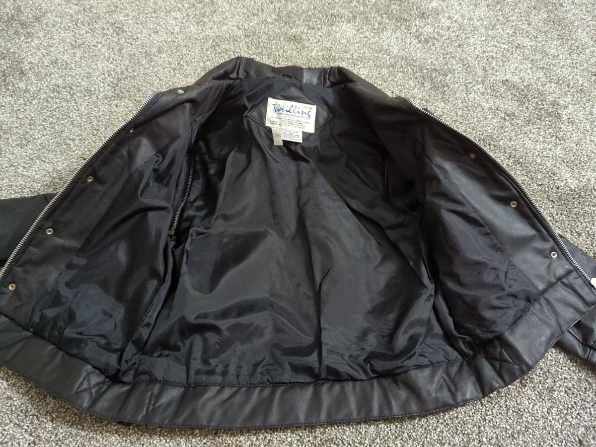 VINTAGE Michael Jackson Thriller Jacket Black Thrilling Size VINTAGE Michael Jackson Thriller Jacket Black Thrilling Size
