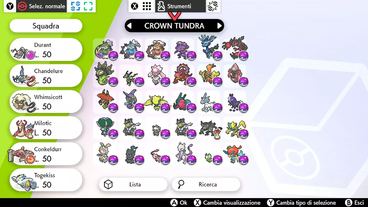 Pokemon Sword & Shield✨ALL CROWN TUNDRA (60) SHINY LEGENDARY Bundle ✨6IV