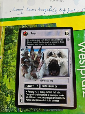 Star Wars CCG Decipher SWCCG: Wampa Hoth bb limited