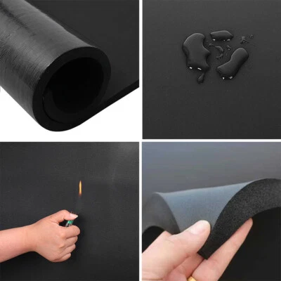 LIFELOOK 1M/2M Self Adhesive Rubber Foam Acoustic Thermal Insulation Roll Waterproof