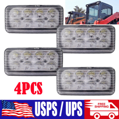 #ad 4x 40W LED Work Lights Headlights For Kubota Skid Steer SVL75 SVL95 V0511 53510 $184.11