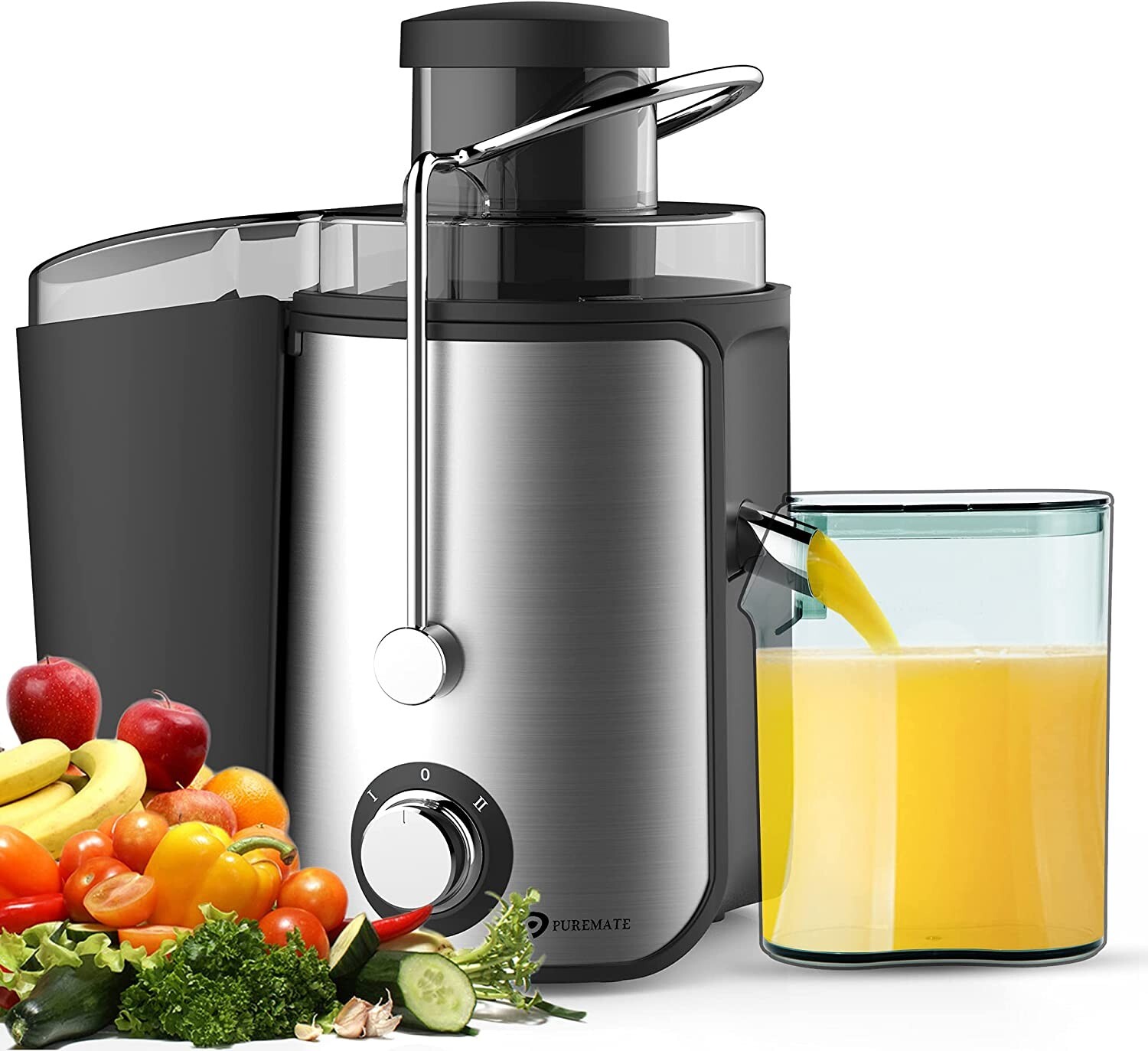 PureMate PM353 600W Electric Centrifugal Juicer