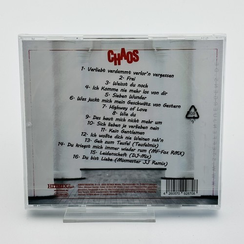 Steffen Jurgens CHAOS (2022, CD) Pop Electro Synth Import NEW / SEALED HITMIX - Picture 2 of 2