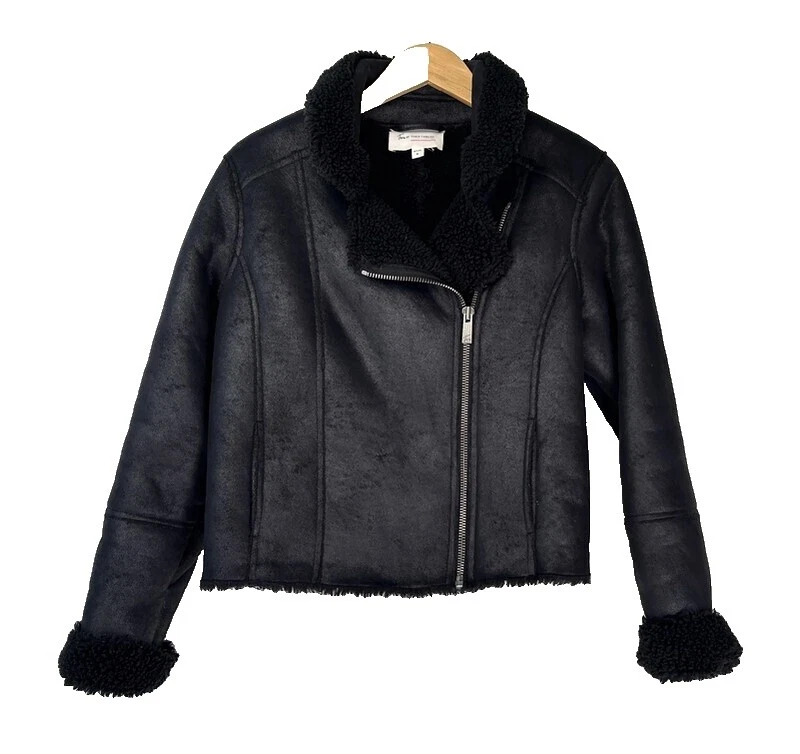 Chaquetas de Moto Vince Camuto Negro abrigos, chaquetas y chalecos para Mujeres