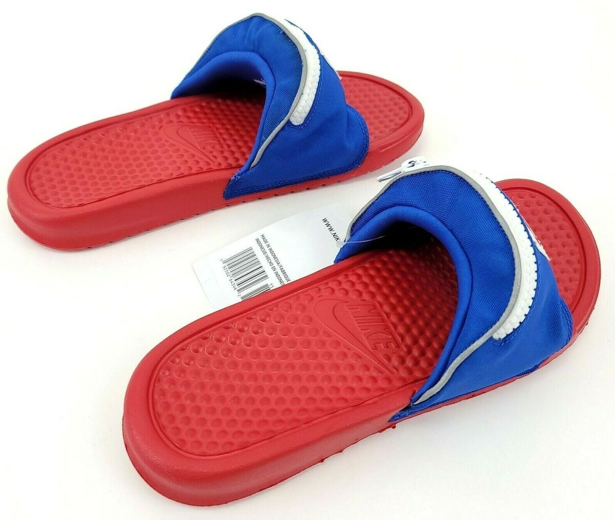 Parasiet Verbaasd Dierbare Nike Benassi JDI Fanny Pack Womens 5 Slides Red Blue White Zipper Pouch Sandals | eBay Parasiet Verbaasd Dierbare Nike Benassi JDI Fanny Pack Womens 5 Slides Red Blue White Zipper Pouch Sandals | eBay