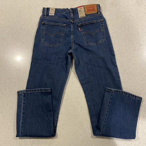 Levi's 511 Slim Fit Jeans Men’s Youth Size 28X28 (16 Reg) Dark Medium Wash NWOT - Picture 3 of 5
