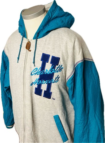 Starter Charlotte Hornets Wendejacke Steppjacke Winterjacke Herren Gr. XL 90s - Bild 4 von 11