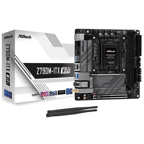 ASROCK Z790M-ITX WiFi Motherboard Intel Z790 LGA1700 DDR5 Mini-ITX M.2 USB 3.2