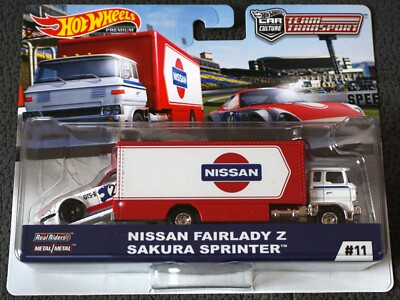 Hot Wheels Custom Nissan Fairlady Z Skura Sprinter Car Culture Teamtransport neu