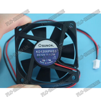 SUNON FAN KD1206PHS3 DC 12V 1.2W 6015 6CM 2 PIN | eBay